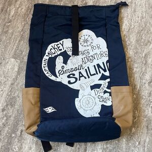 Disney Navy and Brown Backpack